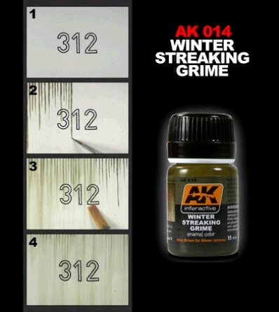 Review - AK Interactive Winter Streaking Grime﻿ - Johnson Brothers Modeling